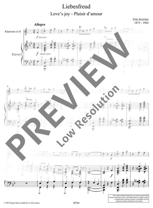 Love's Joy - Love's Sorrow from the Old Viennese dance tunes 克萊斯勒 愛之悲 舞曲歌調 長笛加鋼琴 朔特版 | 小雅音樂 Hsiaoya Music