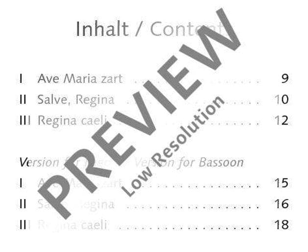 Marianische Fantasien I - III op. 87d 胡麥爾．貝托爾德 幻想曲 豎笛獨奏 朔特版 | 小雅音樂 Hsiaoya Music