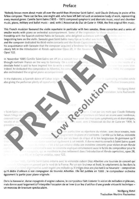 Havanaise op. 83 聖桑斯 小提琴加鋼琴 朔特版 | 小雅音樂 Hsiaoya Music