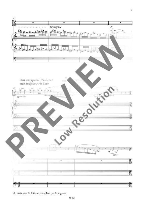 Azan op. 61 Suite pour Flute et Orgue 組曲長笛 長笛加鋼琴 朔特版 | 小雅音樂 Hsiaoya Music