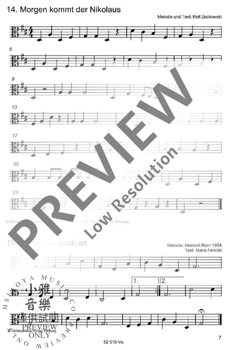 Die schönsten Herbst- und Winterlieder Sankt Martin, Nikolauslieder und Weihnachtslieder 弦樂三重奏 朔特版 | 小雅音樂 Hsiaoya Music