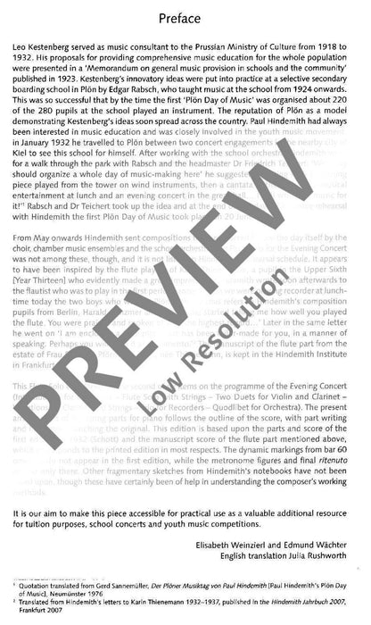 Evening Concert from 'Plöner Musiktag' 辛德密特 音樂會 長笛加鋼琴 朔特版 | 小雅音樂 Hsiaoya Music