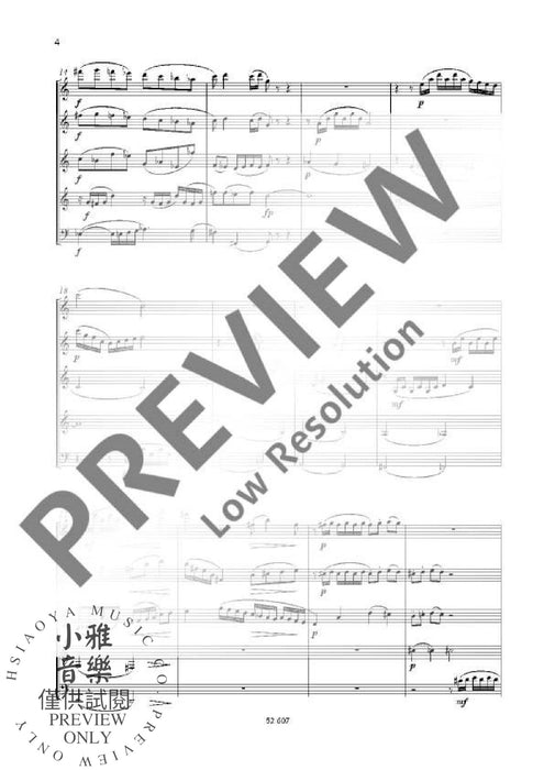 Quintet op. 50 木管五重奏 朔特版 | 小雅音樂 Hsiaoya Music