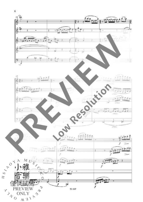 Quintet op. 50 木管五重奏 朔特版 | 小雅音樂 Hsiaoya Music