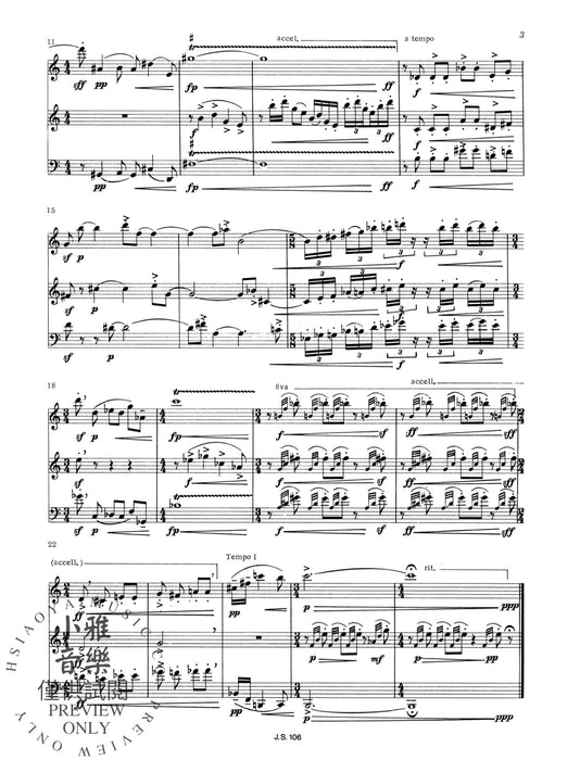 Trio op. 60 胡麥爾˙貝托爾德 木管三重奏 朔特版 | 小雅音樂 Hsiaoya Music