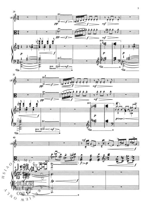 Trio op. 76a 胡麥爾˙貝托爾德 鋼琴三重奏 朔特版 | 小雅音樂 Hsiaoya Music