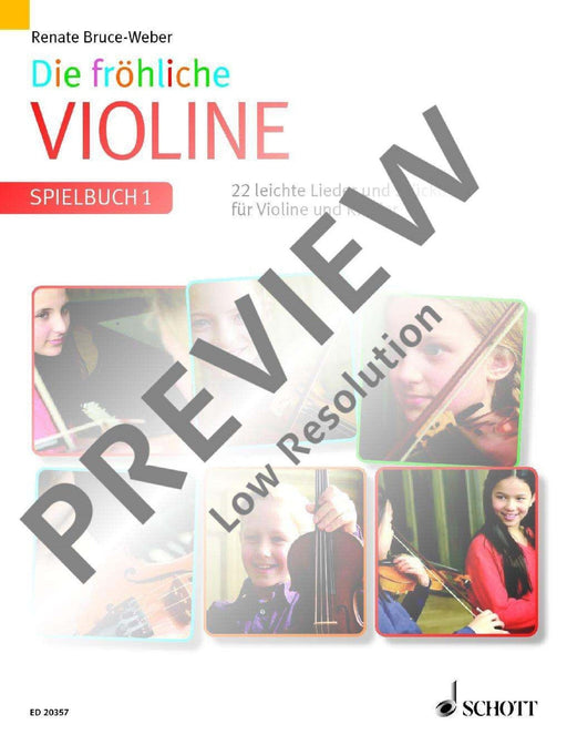 Die fröhliche Violine Spielbuch 1 小提琴 小提琴教材 朔特版 | 小雅音樂 Hsiaoya Music