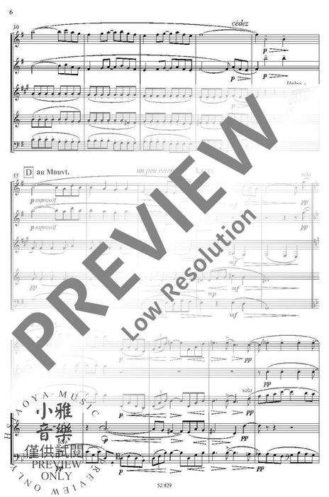 Pavane pour une infante défunte 木管五重奏 悼念早夭公主的帕望舞曲 朔特版 | 小雅音樂 Hsiaoya Music