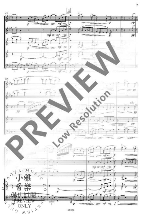 Pavane pour une infante défunte 木管五重奏 悼念早夭公主的帕望舞曲 朔特版 | 小雅音樂 Hsiaoya Music