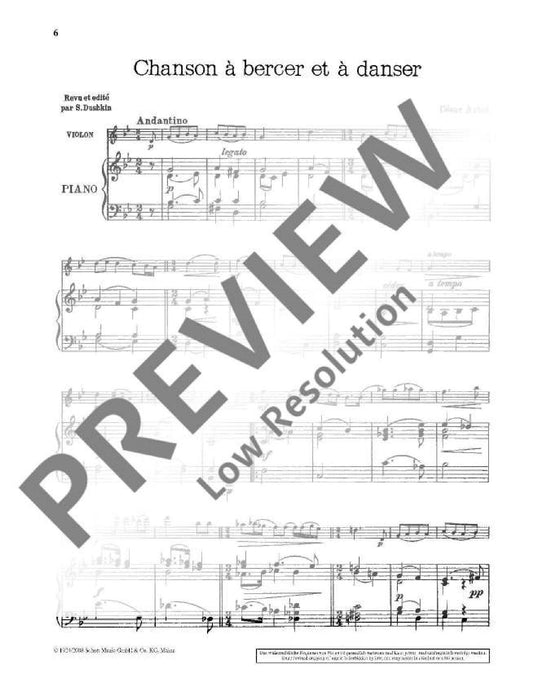 Samuel Dushkin Repertoire The Best Pieces for Violin and Piano 小品小提琴鋼琴 小提琴加鋼琴 朔特版 | 小雅音樂 Hsiaoya Music