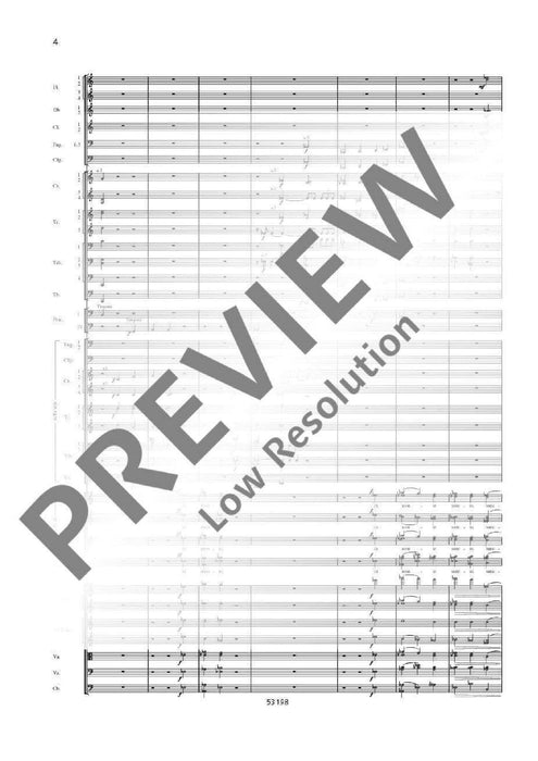 Seven Gates of Jerusalem - Symphony No. 7 for 5 soloists (SSATB), narrator, 3 mixed choirs and orchestra 彭德瑞茲基 交響曲 合唱團管弦樂團 總譜 朔特版 | 小雅音樂 Hsiaoya Music
