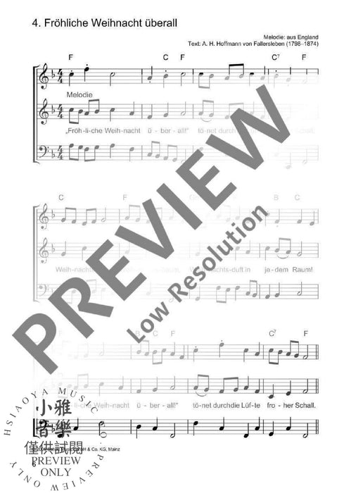 Die schönsten Weihnachtslieder Trioheft 弦樂三重奏 朔特版 | 小雅音樂 Hsiaoya Music