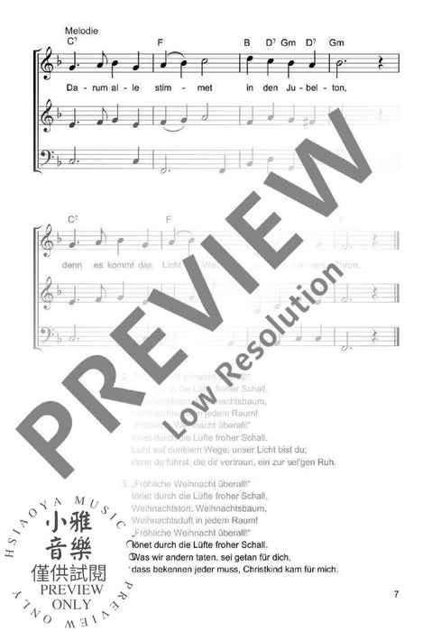 Die schönsten Weihnachtslieder Trioheft 弦樂三重奏 朔特版 | 小雅音樂 Hsiaoya Music