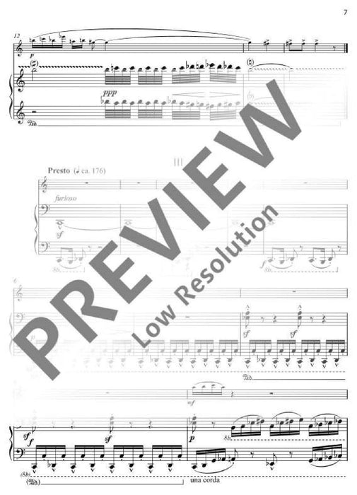 Preludes for flute and piano 賽伊．法佐 前奏曲長笛鋼琴 長笛加鋼琴 朔特版 | 小雅音樂 Hsiaoya Music