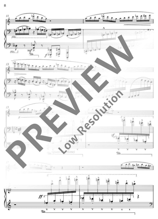 Preludes for flute and piano 賽伊．法佐 前奏曲長笛鋼琴 長笛加鋼琴 朔特版 | 小雅音樂 Hsiaoya Music