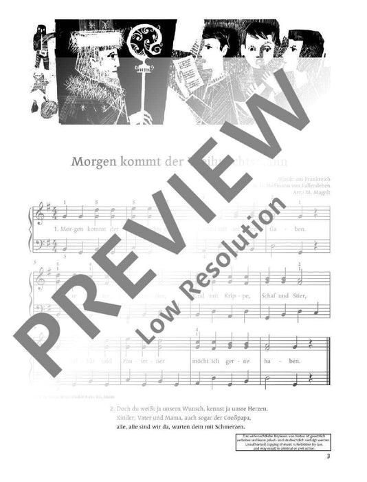 Morgen kommt der Weihnachtsmann 33 Christmas Songs 歌 鋼琴獨奏 朔特版 | 小雅音樂 Hsiaoya Music