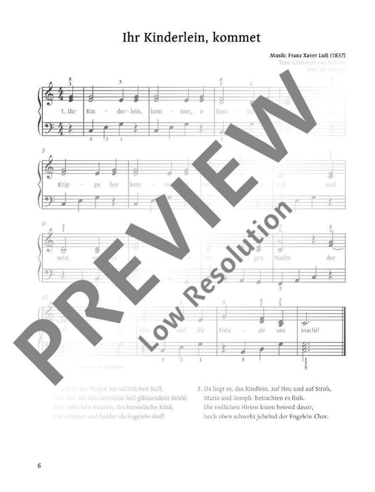 Morgen kommt der Weihnachtsmann 33 Christmas Songs 歌 鋼琴獨奏 朔特版 | 小雅音樂 Hsiaoya Music