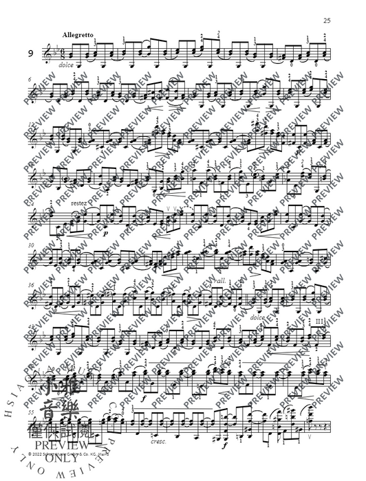 12 Études-Caprices op. 25 小提琴 隨想曲 朔特版 | 小雅音樂 Hsiaoya Music