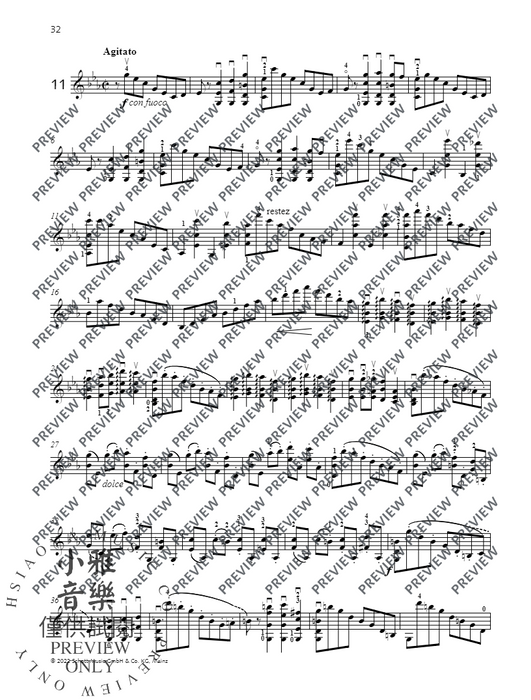 12 Études-Caprices op. 25 小提琴 隨想曲 朔特版 | 小雅音樂 Hsiaoya Music