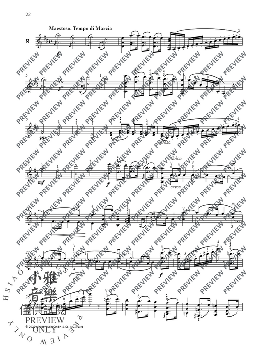 12 Études-Caprices op. 25 小提琴 隨想曲 朔特版 | 小雅音樂 Hsiaoya Music