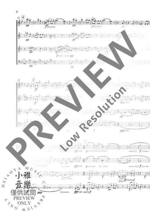 Petit quatour arranged for wind quartet by Sebastian Manz (2015) 木管四重奏 朔特版 | 小雅音樂 Hsiaoya Music