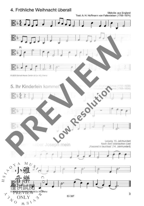 Die schönsten Weihnachtslieder 弦樂三重奏 朔特版 | 小雅音樂 Hsiaoya Music