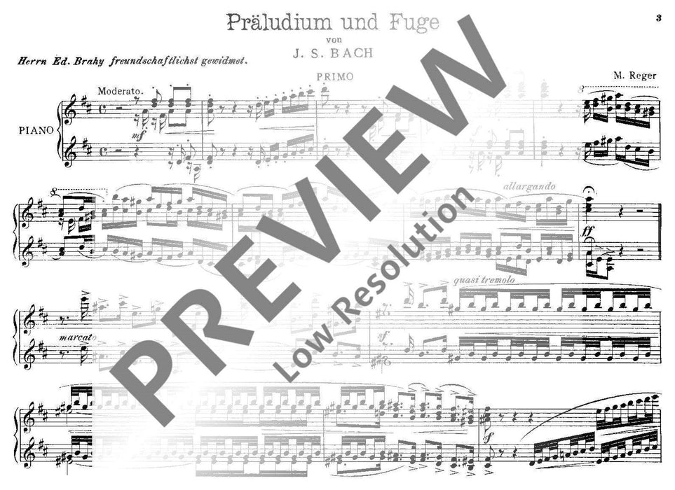 Präludium und Fuge D BWV 532 巴赫約翰‧瑟巴斯提安 4手聯彈(含以上) 朔特版 | 小雅音樂 Hsiaoya Music