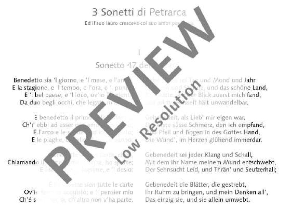 3 Sonetti di Petrarca 李斯特 鋼琴獨奏 朔特版 | 小雅音樂 Hsiaoya Music