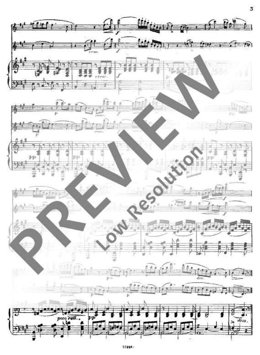Andante et Rondo op. 25 多普勒．阿伯特‧弗朗茲 行板迴旋曲 長笛 2把以上加鋼琴 朔特版 | 小雅音樂 Hsiaoya Music
