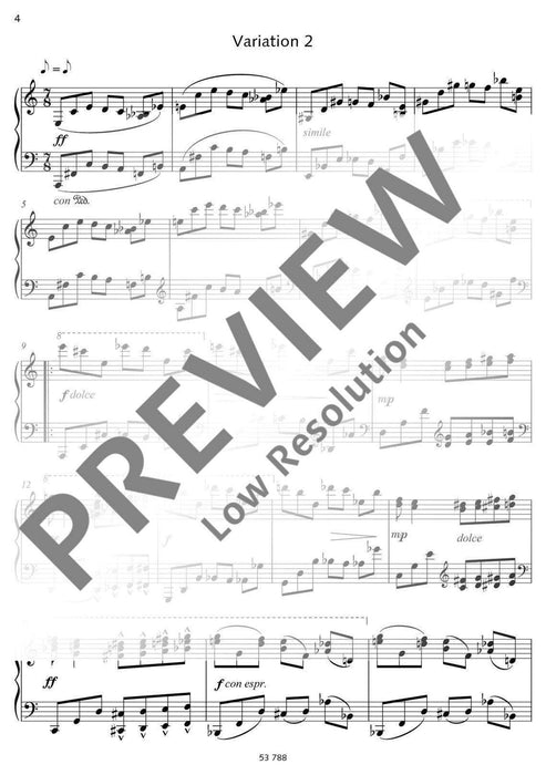 Variations on a theme of Paganini 變奏曲 主題 鋼琴獨奏 朔特版 | 小雅音樂 Hsiaoya Music