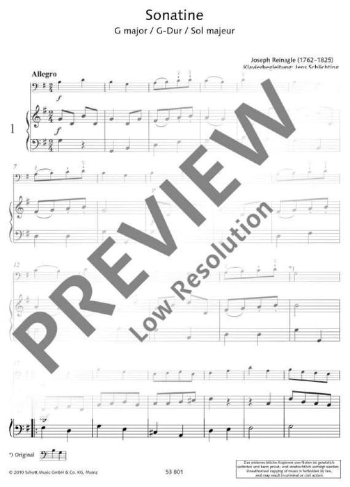 Sonatina G major from: Progressive lessons for the Violoncello 小奏鳴曲大調 大提琴 大提琴加鋼琴 朔特版 | 小雅音樂 Hsiaoya Music