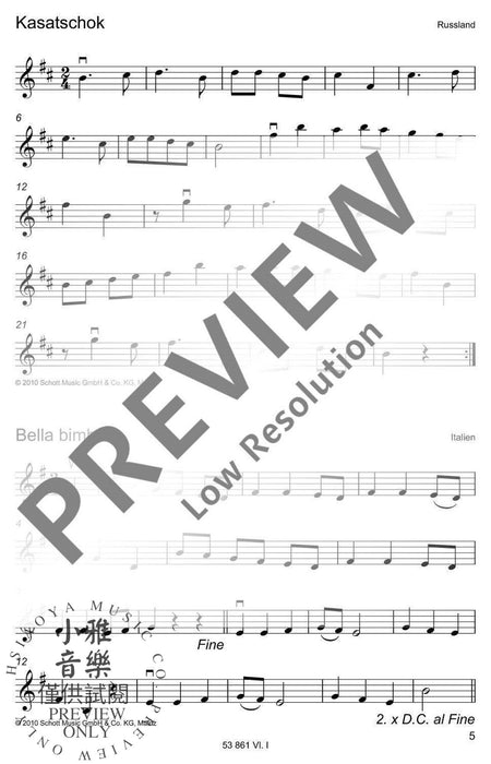 The most beautiful folk songs 弦樂三重奏 民謠 朔特版 | 小雅音樂 Hsiaoya Music