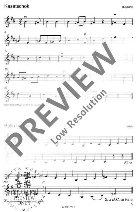 The most beautiful folk songs 弦樂三重奏 民謠 朔特版 | 小雅音樂 Hsiaoya Music