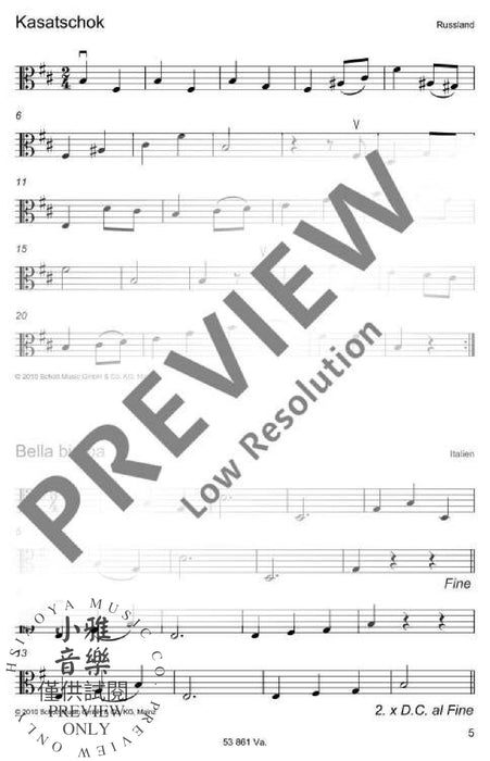 The most beautiful folk songs 弦樂三重奏 民謠 朔特版 | 小雅音樂 Hsiaoya Music