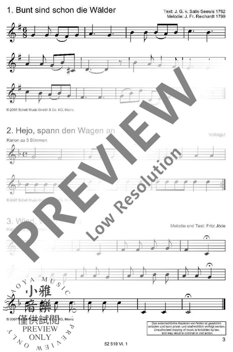 Die schönsten Herbst- und Winterlieder Sankt Martin, Nikolauslieder und Weihnachtslieder 弦樂三重奏 朔特版 | 小雅音樂 Hsiaoya Music