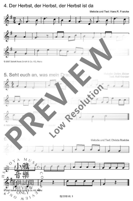 Die schönsten Herbst- und Winterlieder Sankt Martin, Nikolauslieder und Weihnachtslieder 弦樂三重奏 朔特版 | 小雅音樂 Hsiaoya Music