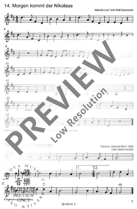 Die schönsten Herbst- und Winterlieder Sankt Martin, Nikolauslieder und Weihnachtslieder 弦樂三重奏 朔特版 | 小雅音樂 Hsiaoya Music