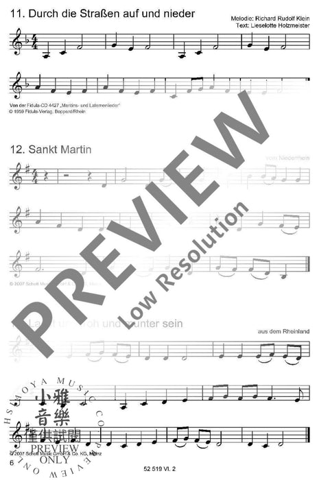 Die schönsten Herbst- und Winterlieder Sankt Martin, Nikolauslieder und Weihnachtslieder 弦樂三重奏 朔特版 | 小雅音樂 Hsiaoya Music