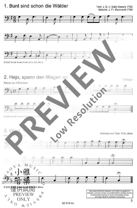 Die schönsten Herbst- und Winterlieder Sankt Martin, Nikolauslieder und Weihnachtslieder 弦樂三重奏 朔特版 | 小雅音樂 Hsiaoya Music