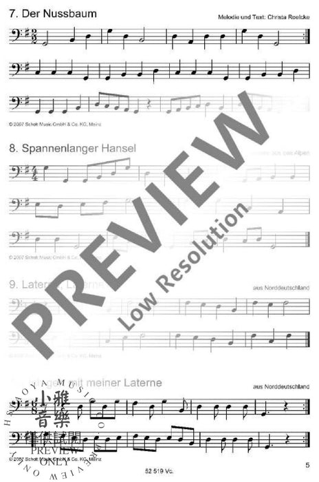 Die schönsten Herbst- und Winterlieder Sankt Martin, Nikolauslieder und Weihnachtslieder 弦樂三重奏 朔特版 | 小雅音樂 Hsiaoya Music