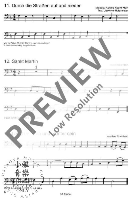 Die schönsten Herbst- und Winterlieder Sankt Martin, Nikolauslieder und Weihnachtslieder 弦樂三重奏 朔特版 | 小雅音樂 Hsiaoya Music