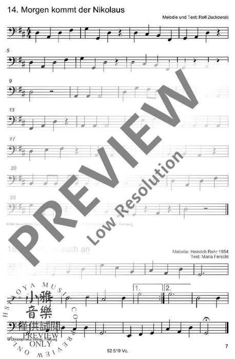 Die schönsten Herbst- und Winterlieder Sankt Martin, Nikolauslieder und Weihnachtslieder 弦樂三重奏 朔特版 | 小雅音樂 Hsiaoya Music