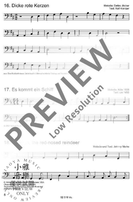 Die schönsten Herbst- und Winterlieder Sankt Martin, Nikolauslieder und Weihnachtslieder 弦樂三重奏 朔特版 | 小雅音樂 Hsiaoya Music