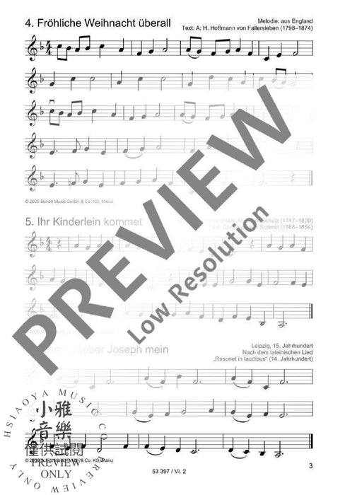 Die schönsten Weihnachtslieder 弦樂三重奏 朔特版 | 小雅音樂 Hsiaoya Music