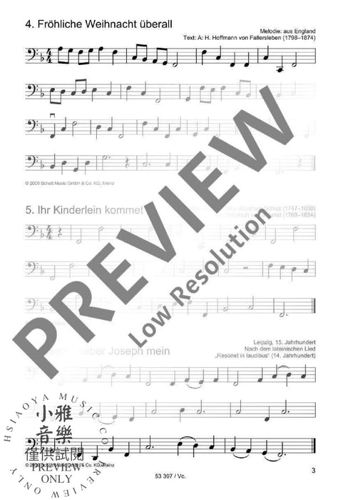 Die schönsten Weihnachtslieder 弦樂三重奏 朔特版 | 小雅音樂 Hsiaoya Music