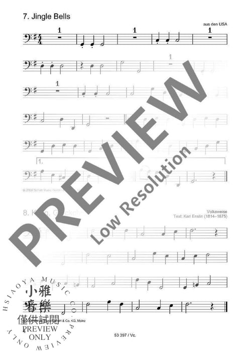 Die schönsten Weihnachtslieder 弦樂三重奏 朔特版 | 小雅音樂 Hsiaoya Music