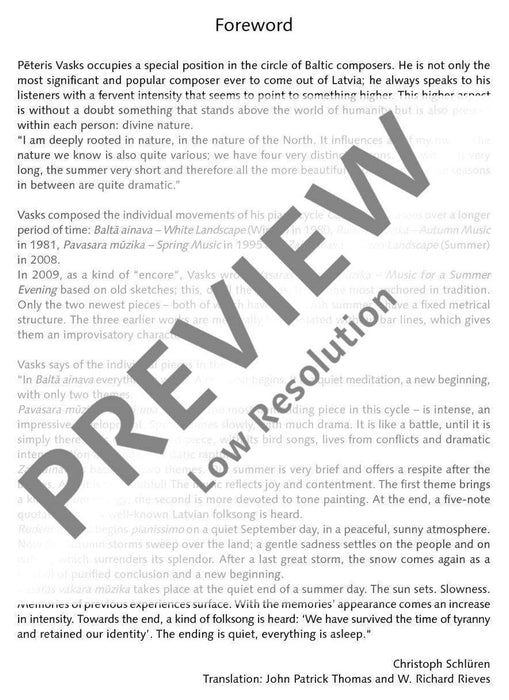 Zala ainava (Green Scenery (Summer)) 瓦斯克斯 鋼琴獨奏 朔特版 | 小雅音樂 Hsiaoya Music