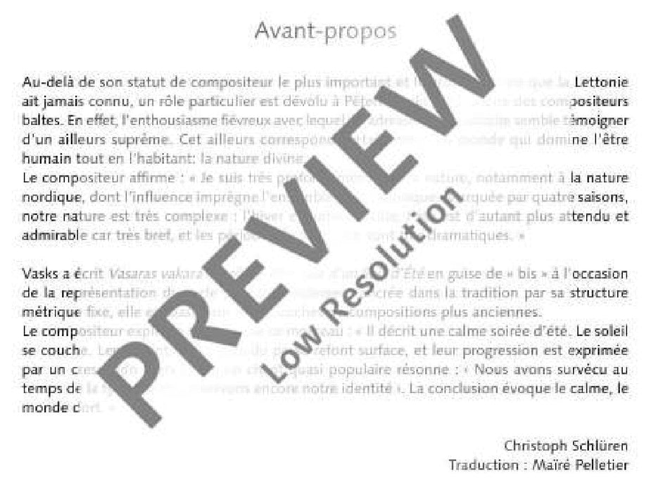 Vasaras vakara muzika (Music for a Summer Evening) 瓦斯克斯 鋼琴獨奏 朔特版 | 小雅音樂 Hsiaoya Music