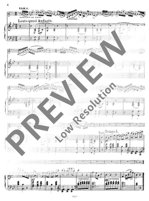 Potpourri op. 190 sur un thême suisse Alpenlied 豎笛 1把以上加鋼琴 朔特版 | 小雅音樂 Hsiaoya Music