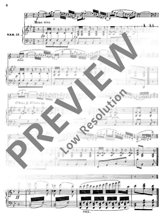 Variations brillantes op. 69 Sur une Air de Caraffa 變奏曲 豎笛 1把以上加鋼琴 朔特版 | 小雅音樂 Hsiaoya Music